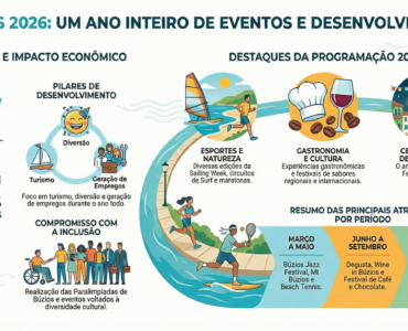 O calendário de eventos de 2026 traz novidades